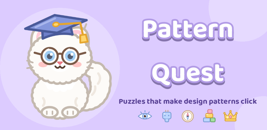 Pattern Quest: Mango the cat and a design pattern puzzle